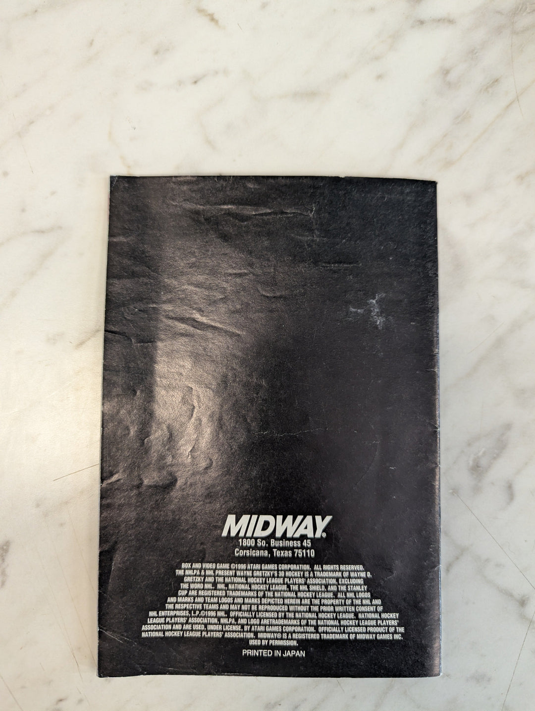 Wayne Gretzky's 3D Hockey N64 MANUAL ONLY MO31126