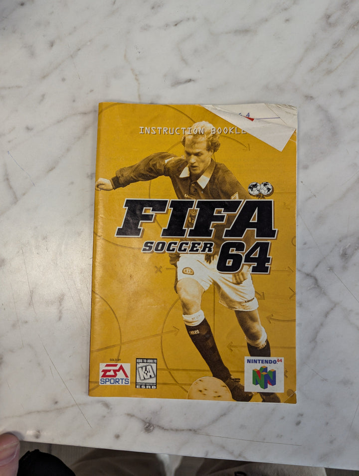 Fifa Soccer 64 N64 MANUAL ONLY MO31126