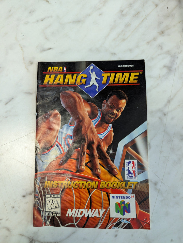 NBA Hang Time N64 MANUAL ONLY MO31126