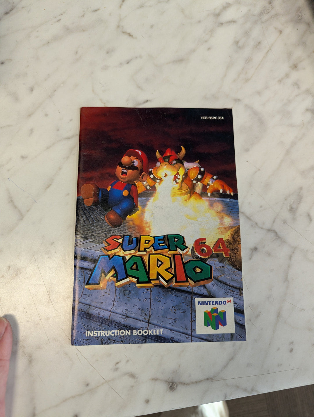 Super Mario 64 N64 MANUAL ONLY MO31126