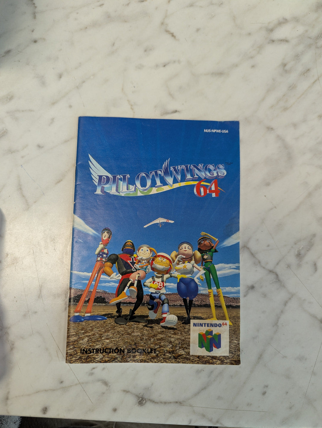 Pilot Wings N64 MANUAL ONLY MO3926