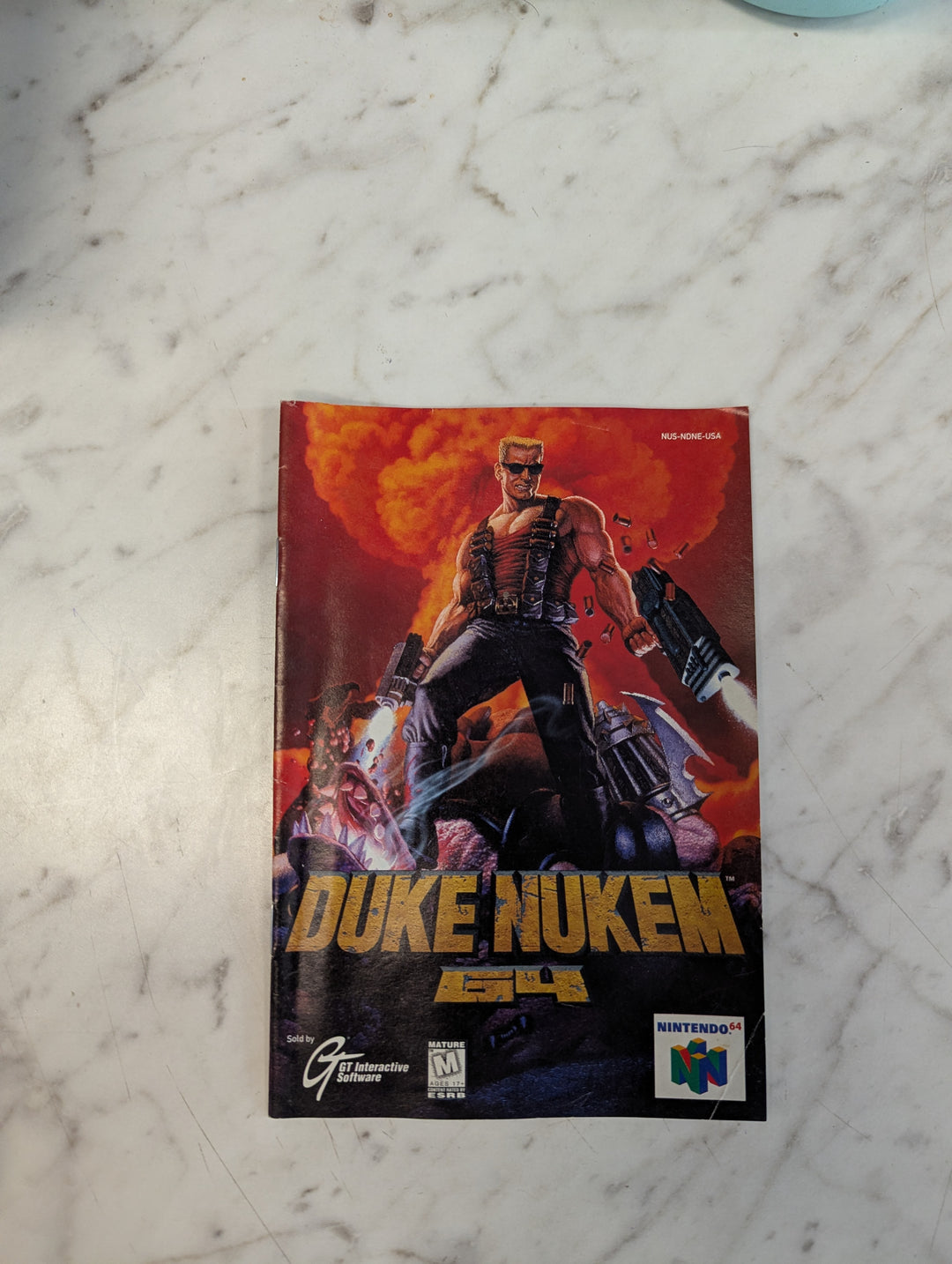 Duke Nukem 64 N64 MANUAL ONLY MO31126