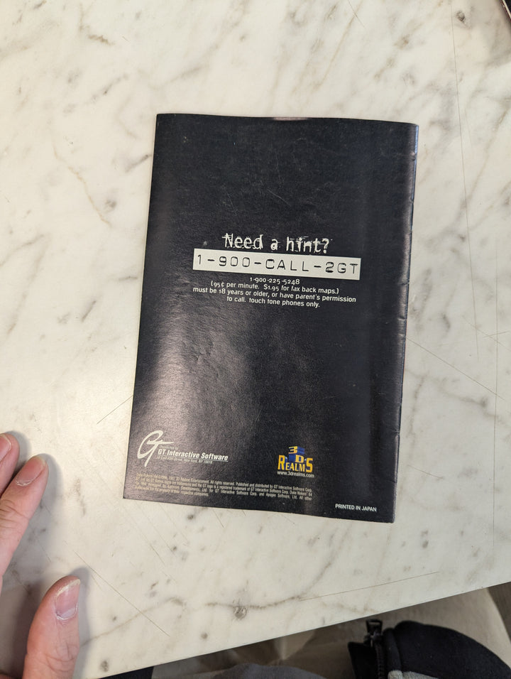 Duke Nukem 64 N64 MANUAL ONLY MO31126