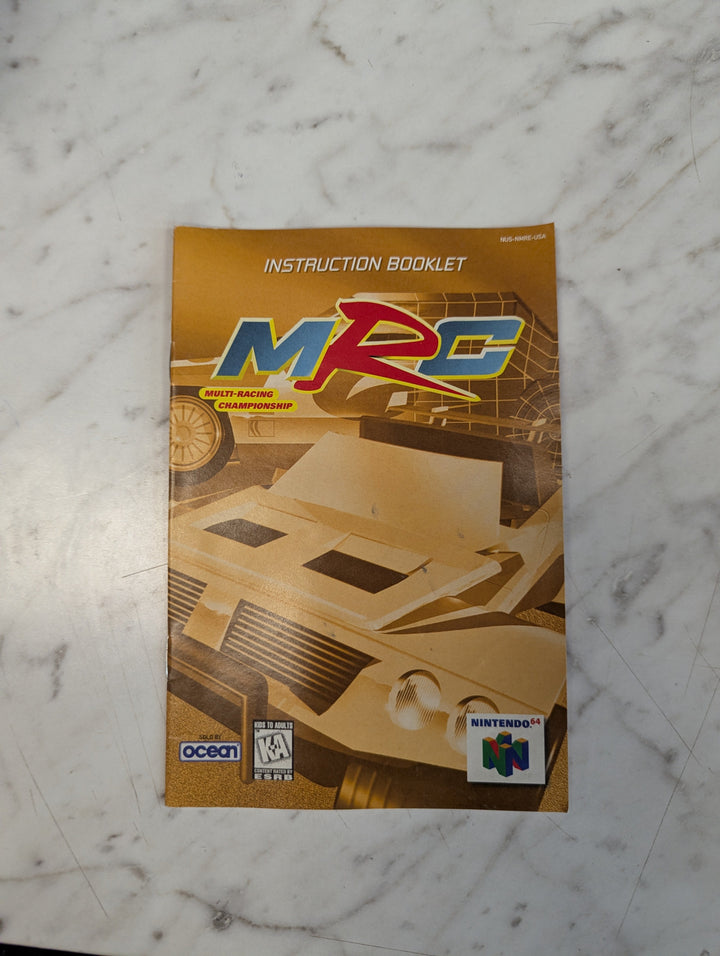 MRC Multi-Racing Championship N64 MANUAL ONLY MO31126