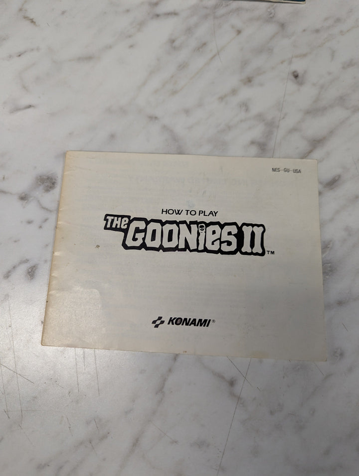 The Goonies II NES MANUAL ONLY MO31226