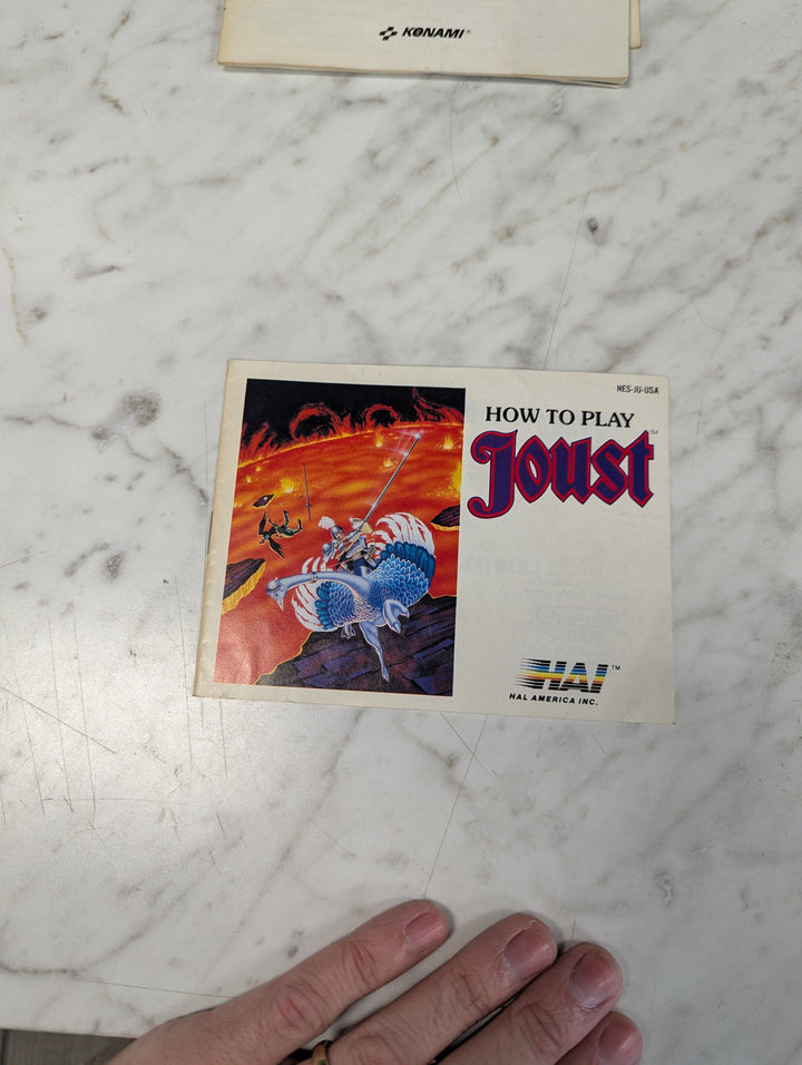 Joust NES MANUAL ONLY MO31226