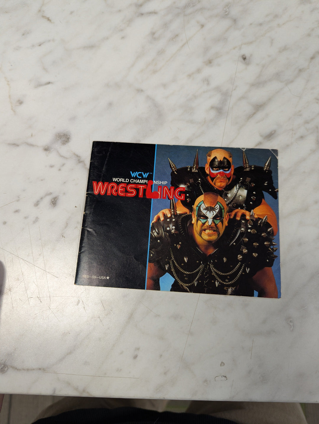WCW Wrestling NES MANUAL ONLY MO31226