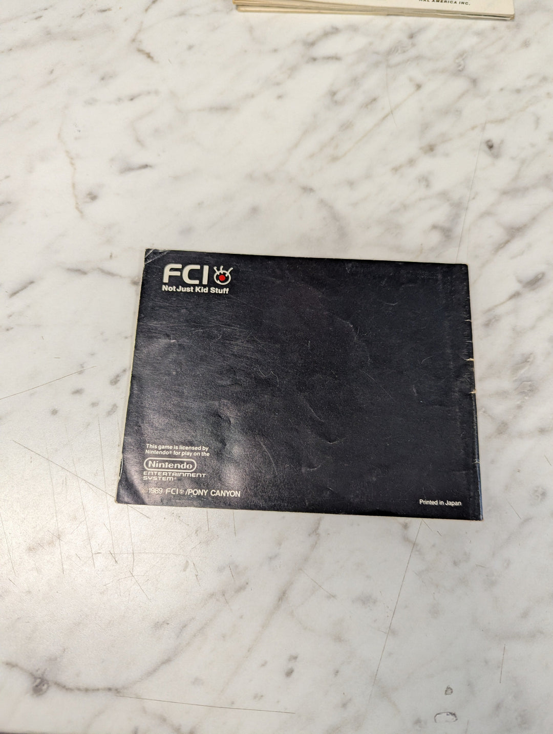 WCW Wrestling NES MANUAL ONLY MO31226