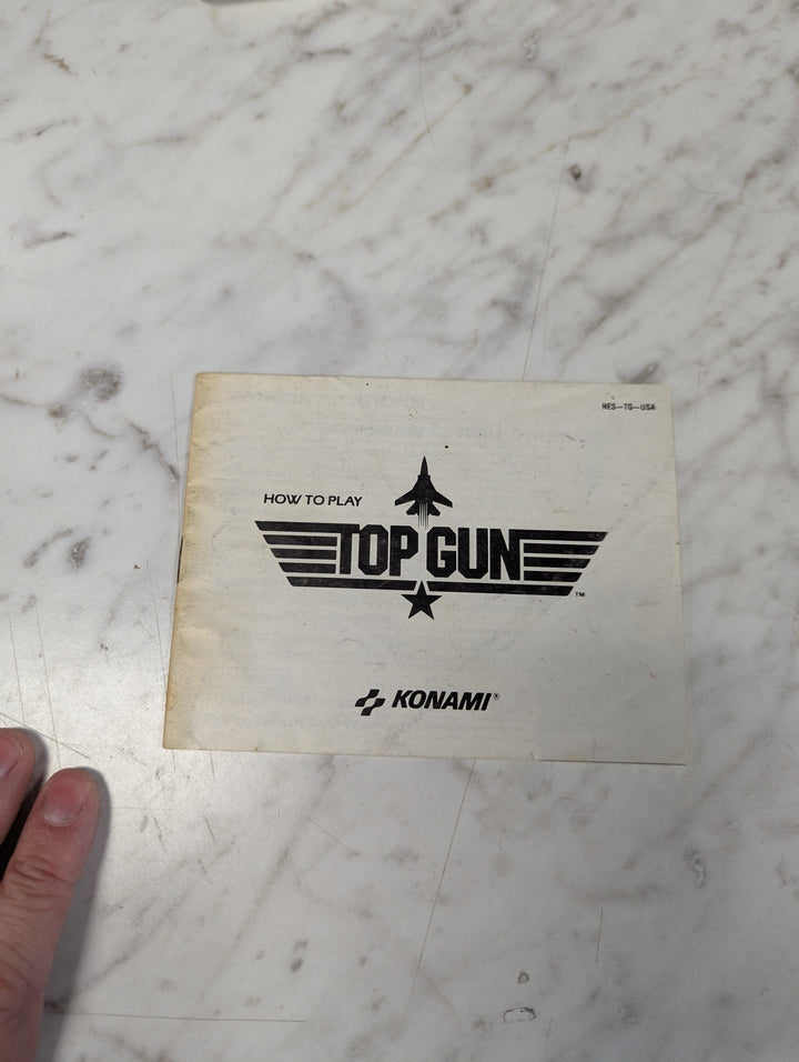Top Gun NES MANUAL ONLY MO31226