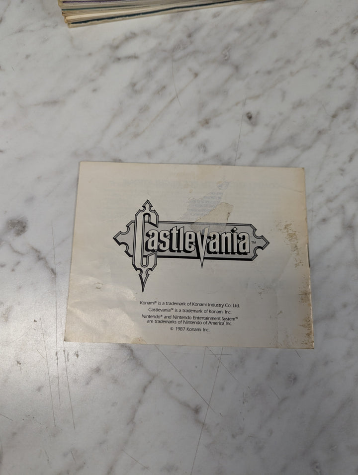 Castlevania NES MANUAL ONLY MO31226