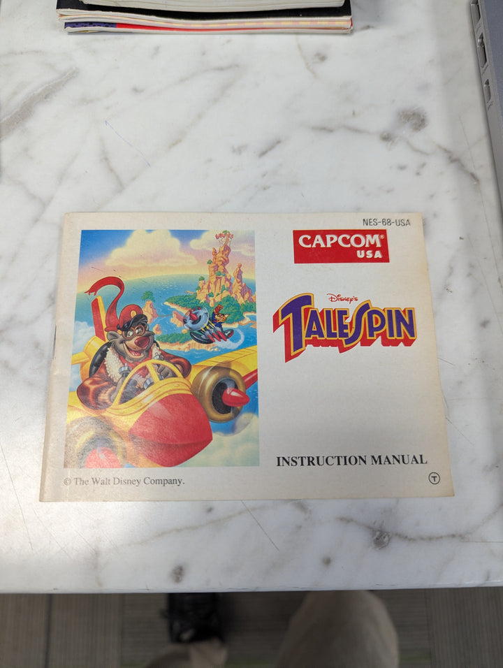 TaleSpin NES MANUAL ONLY MO31226