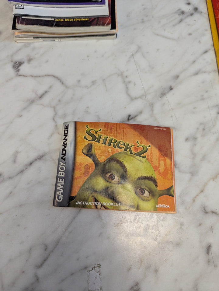Shrek 2 Gameboy Advance GBA MANUAL ONLY MO31326