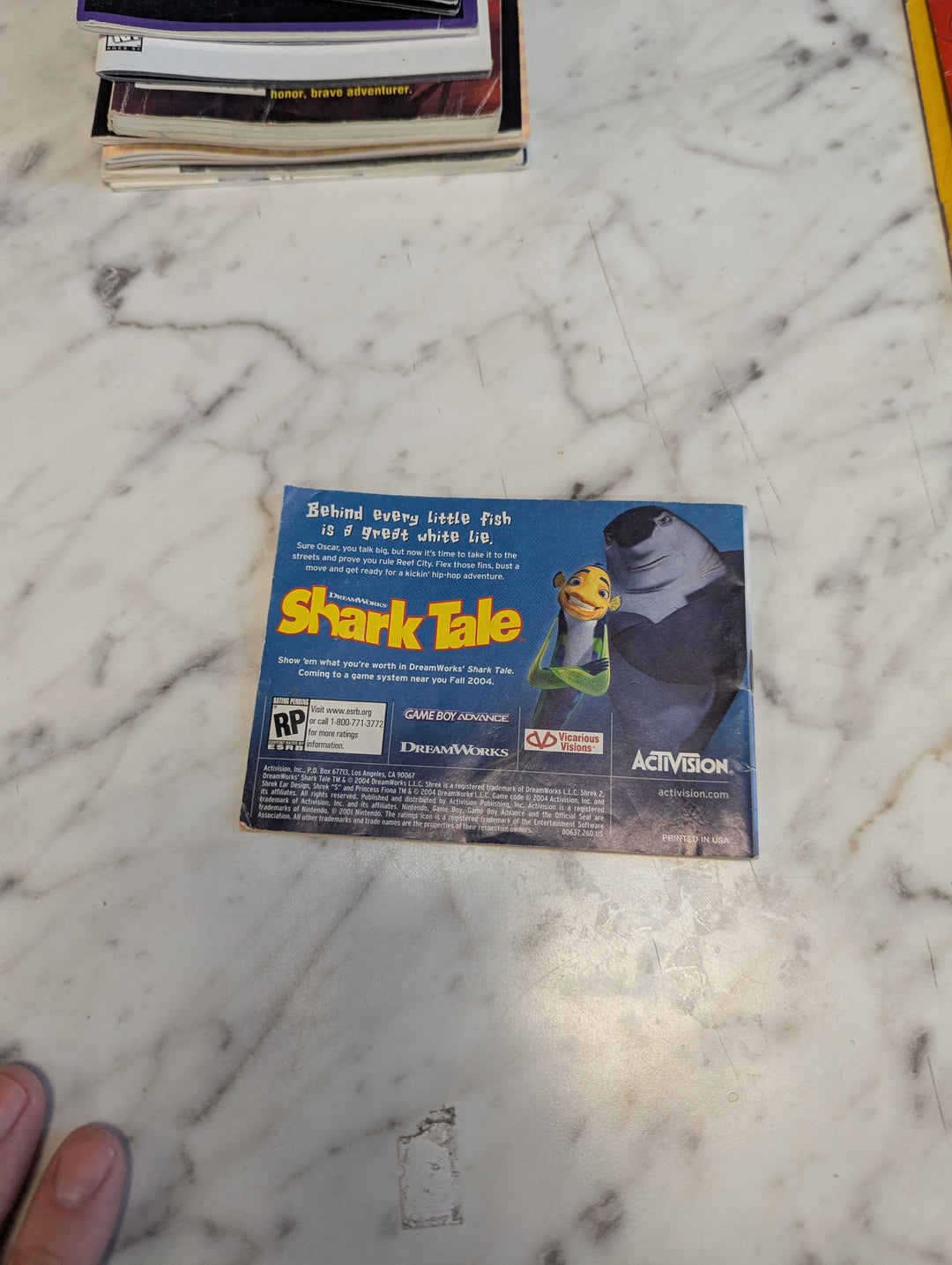 Shrek 2 Gameboy Advance GBA MANUAL ONLY MO31326