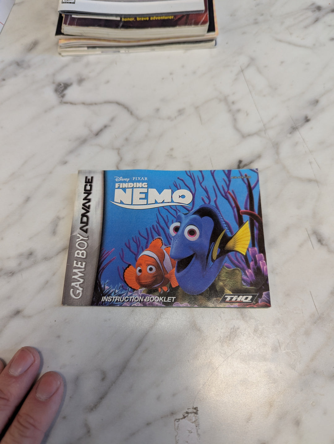 Finding Nemo Gameboy Advance GBA MANUAL ONLY MO31326