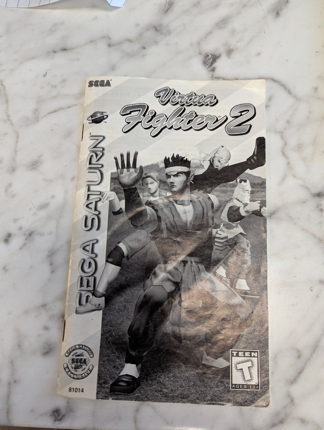 Virtua Fighter 2 Sega Saturn MANUAL ONLY MO31326