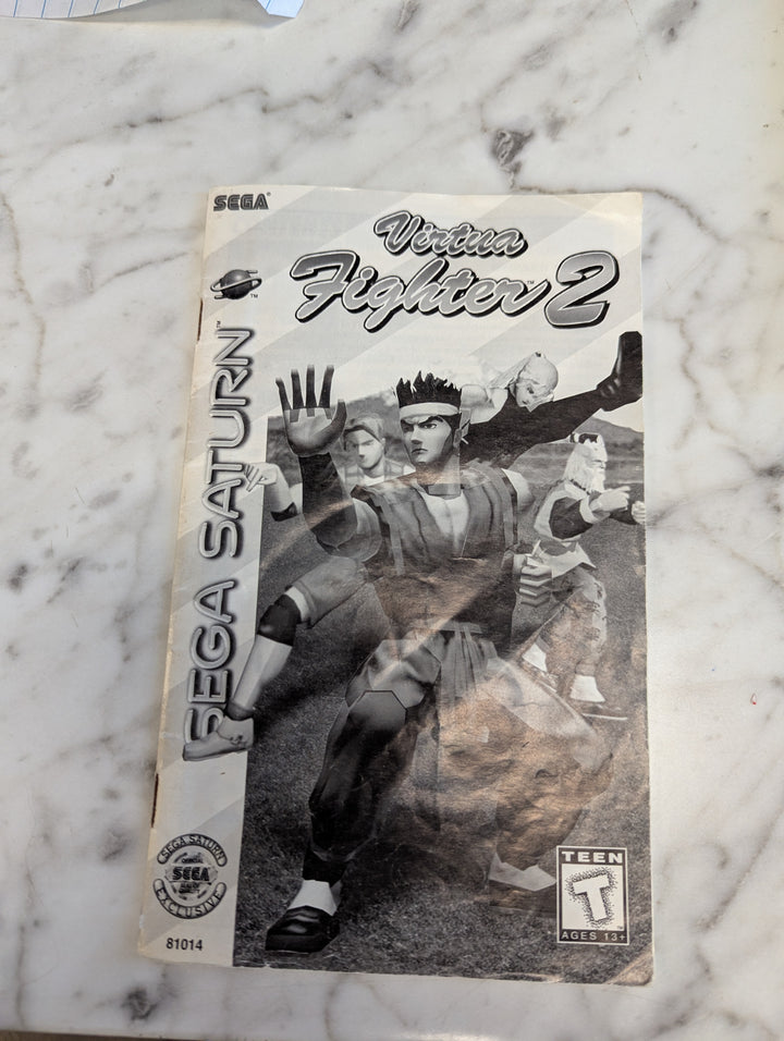Virtua Fighter 2 Sega Saturn MANUAL ONLY MO31326