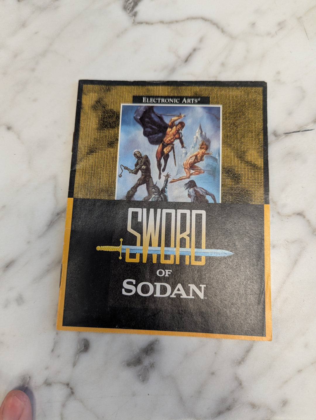 Sword of Sodan Sega Genesis MANUAL ONLY MO31326