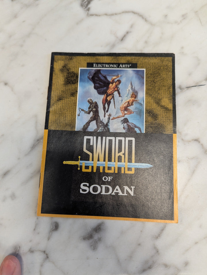Sword of Sodan Sega Genesis MANUAL ONLY MO31326