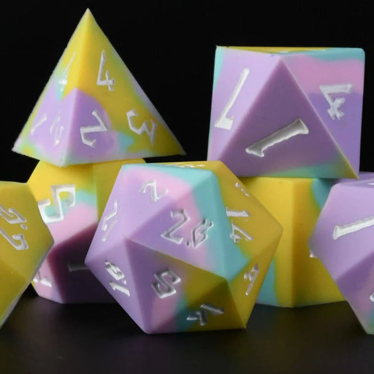 Pastel Dreams Silicone Dice Set - Misty Mountain Gaming MM51926
