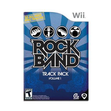 Rock Band Track Pack Volume 1 Wii Used