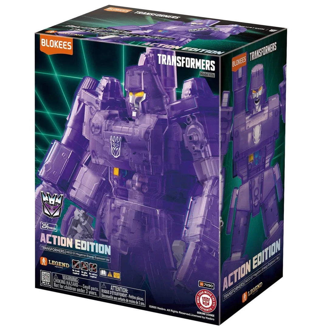 Transformers Blokees: 8-inch Action Light Up Model Kit- AE02 G1 Megatron Energy Explosion