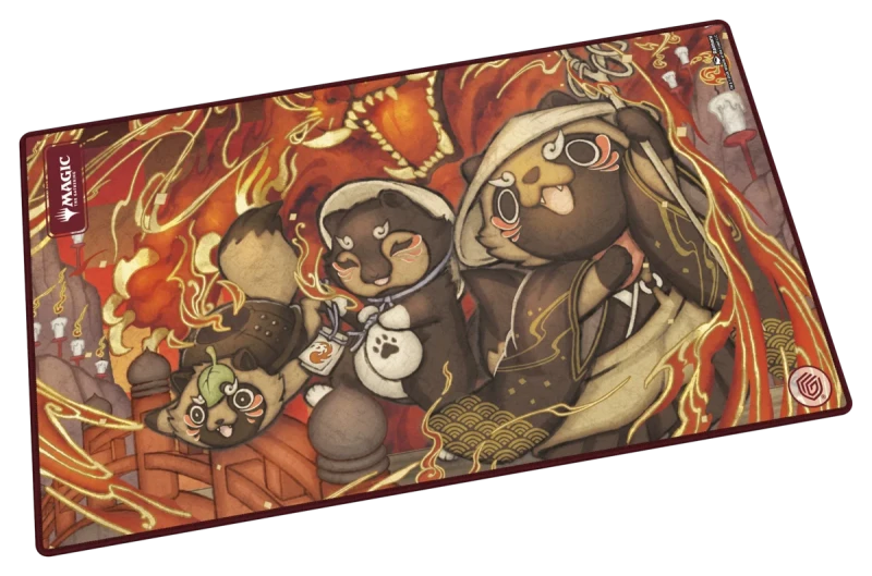Magic: The Gathering Secrets of Strixhaven Playmat - Pyretic Ritual - Ultimate Guard Playmat