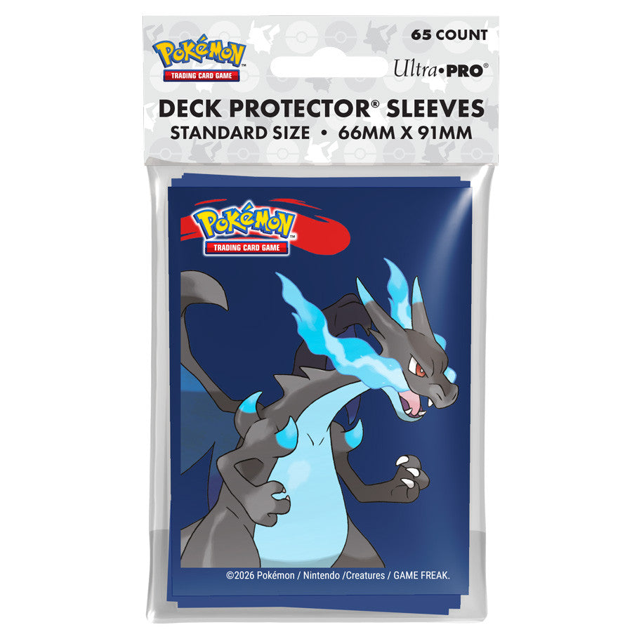 Deck Protectors: Pokemon- Mega Charizard X (65ct) MD51326