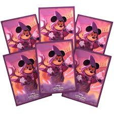 Card Sleeves: Disney Lorcana- Reign of Jafar- Mickey Mouse, Wayward Sorcerer (65ct) MD51326