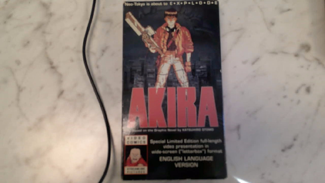 Akira VHS 1989 English Language Widescreen