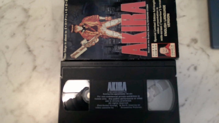 Akira VHS 1989 English Language Widescreen