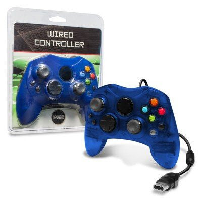 Hyperkin Xbox Original S-Type Wired Controller (Blue) NEW