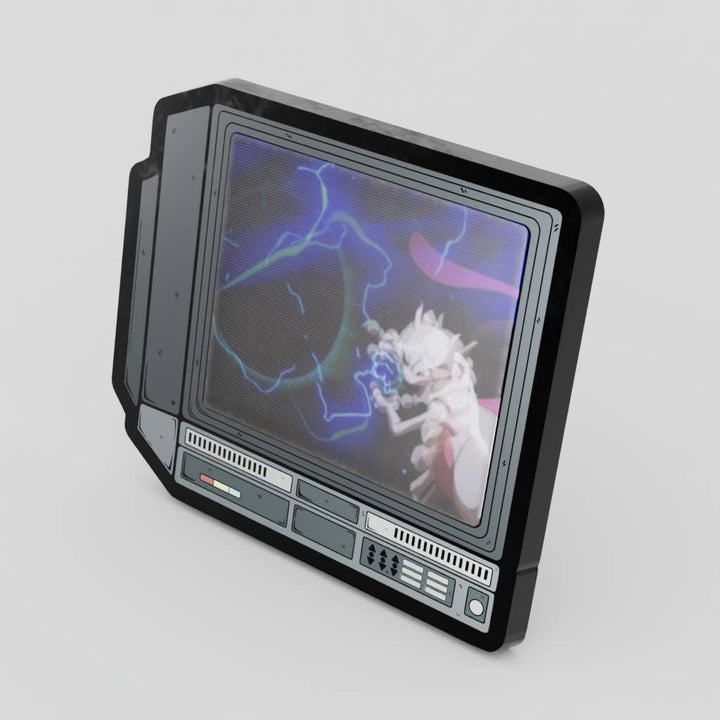 2.5" Lenticular Mewtwo Shadowball CRTV Pin - NE32726