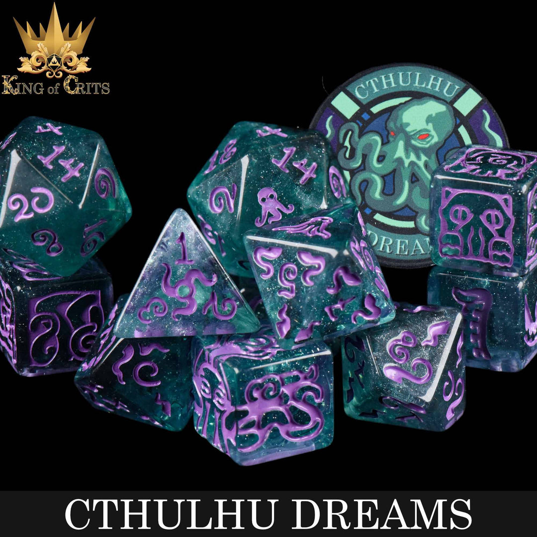 King of Crits Cthulhu Dreams - 11 Dice Set NE4226