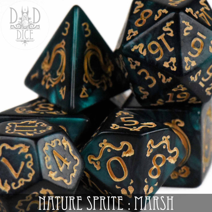 King of Crits Nature Sprite: Marsh Dice Set NE4226