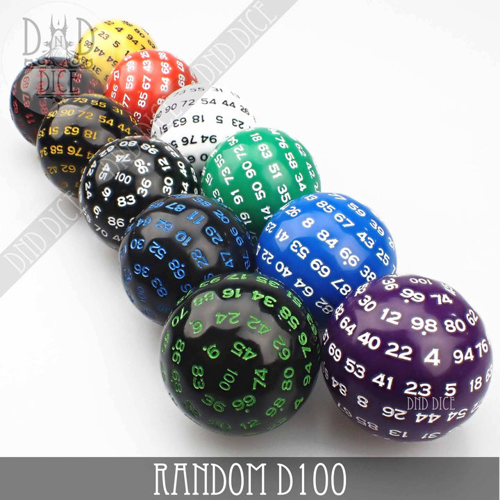 King of Crits 50mm D100 (Random Color) Dice NE4226