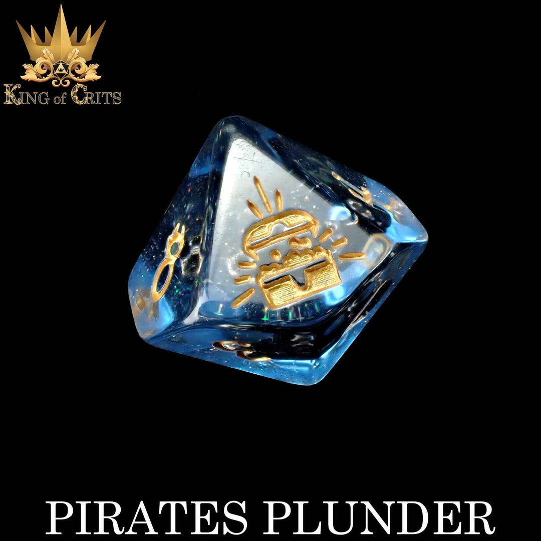 King of Crits Pirates Plunder - 11 Dice Set NE4226