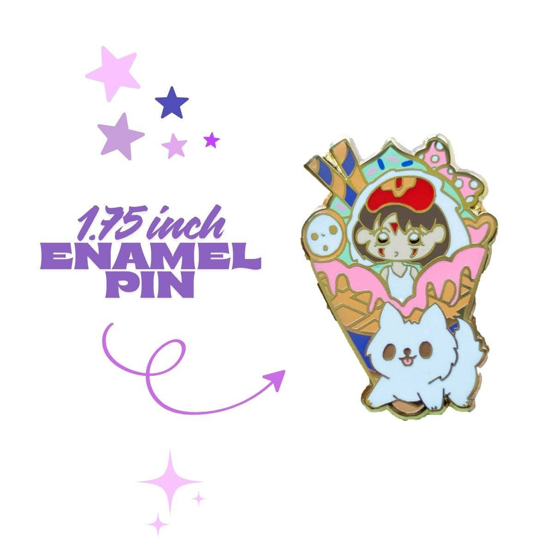 Princess Mononoke Studio Ghibli Ice Cream Enamel Pin NE33126