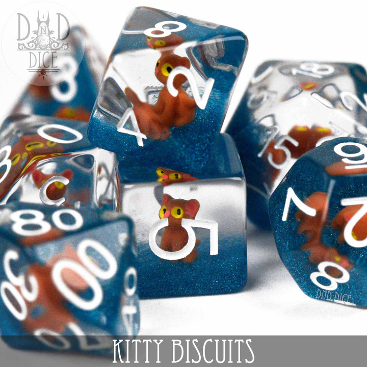 King of Crits Kitty Biscuits Dice Set NE4226