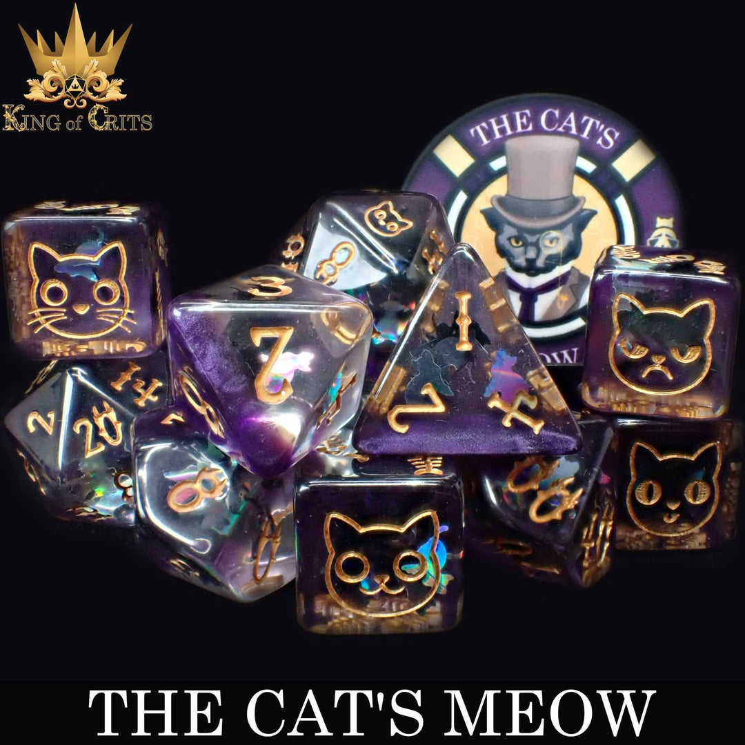 King of Crits Cat's Meow - 11 Dice Set NE4226