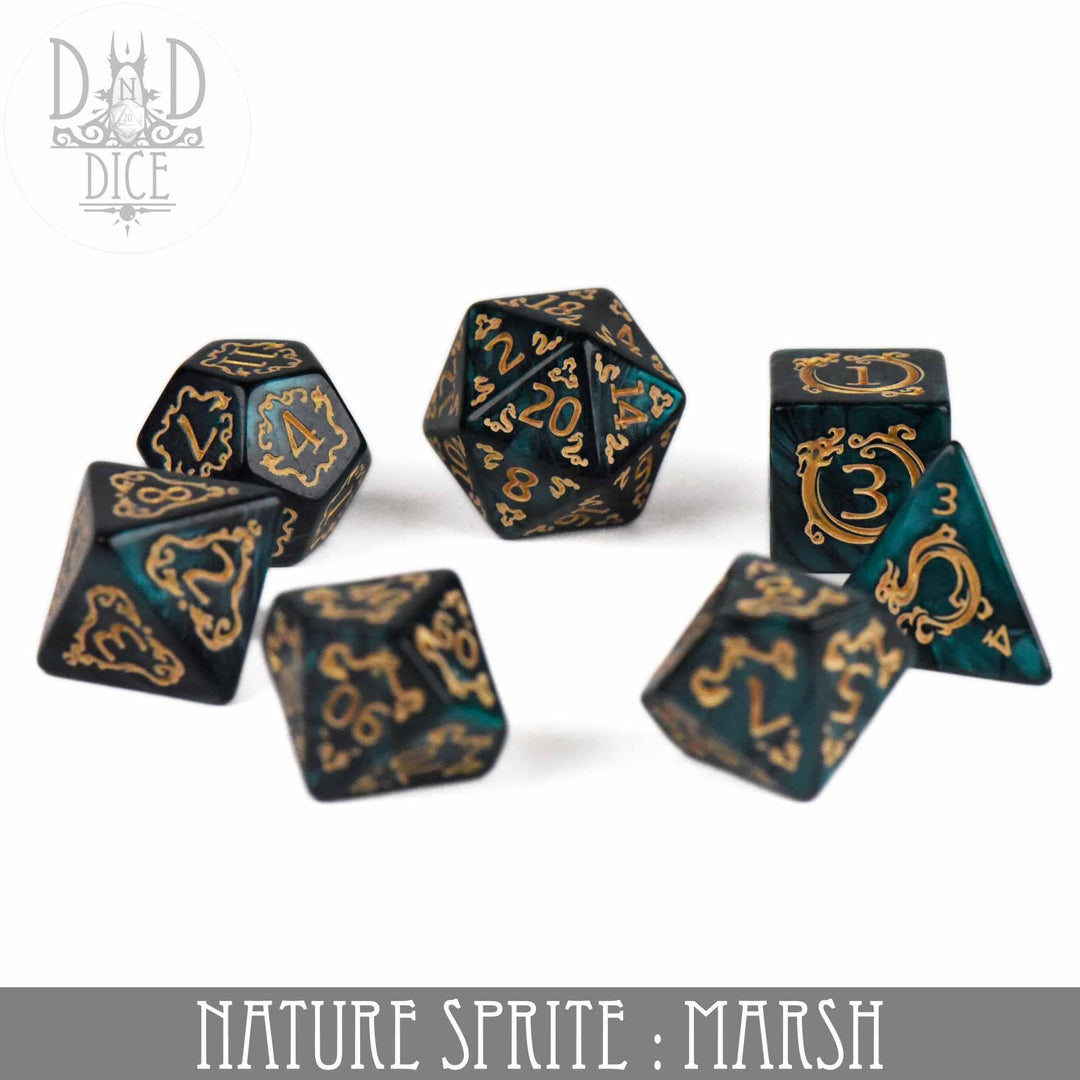 King of Crits Nature Sprite: Marsh Dice Set NE4226