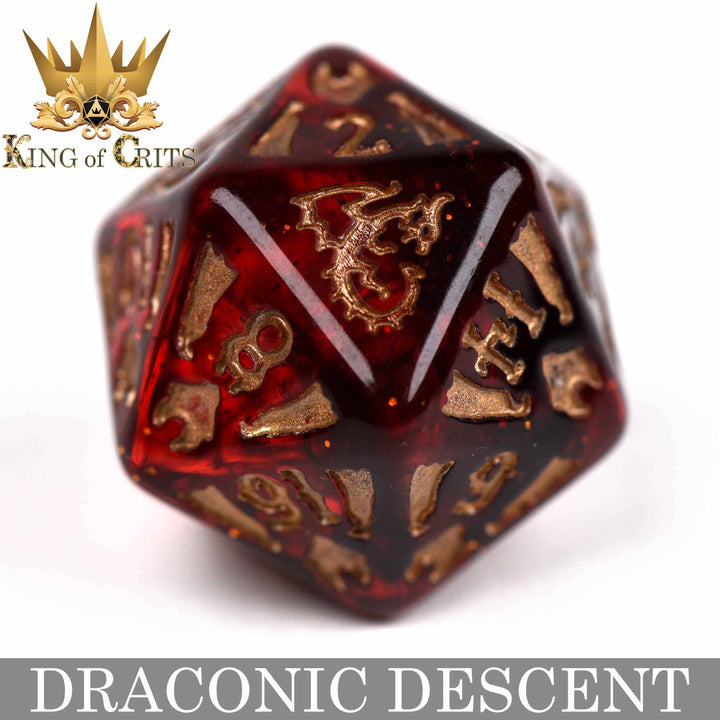 King of Crits Draconic Descent - 11 Dice Set NE4226