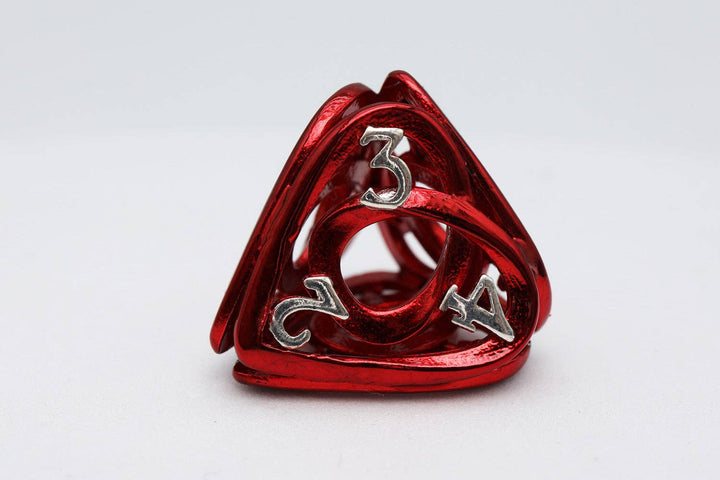 Hollow Hearts: Red Metal RPG Dice Set - NE043026
