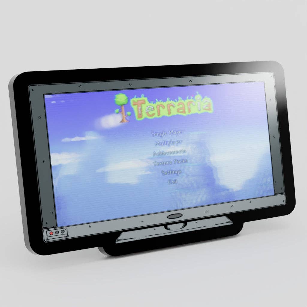 Monitor Lenticular Terraria Enamel Pin NE81926