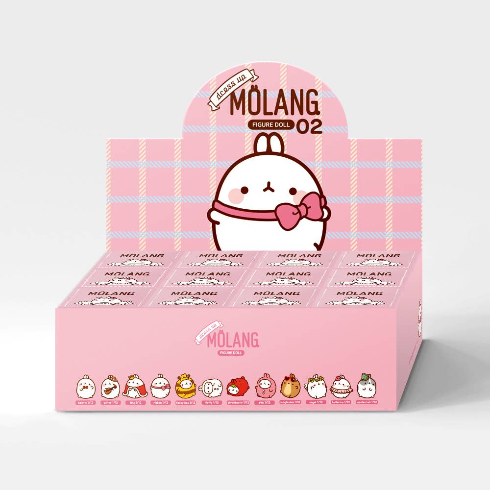 Molang Costume Dress Up Random Figurine Toy Vol 2 Blind Box NE33126