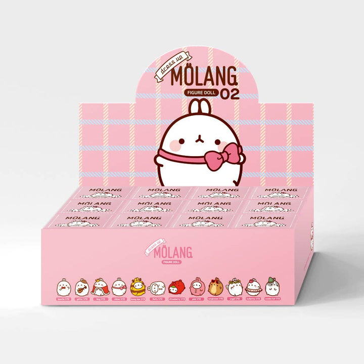 Molang Costume Dress Up Random Figurine Toy Vol 2 Blind Box NE33126