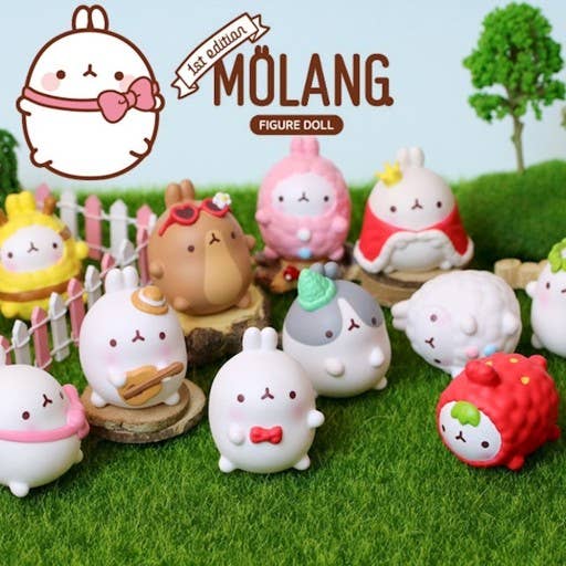 Molang Costume Dress Up Random Figurine Toy Vol 2 Blind Box NE33126