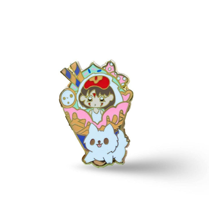 Princess Mononoke Studio Ghibli Ice Cream Enamel Pin NE33126