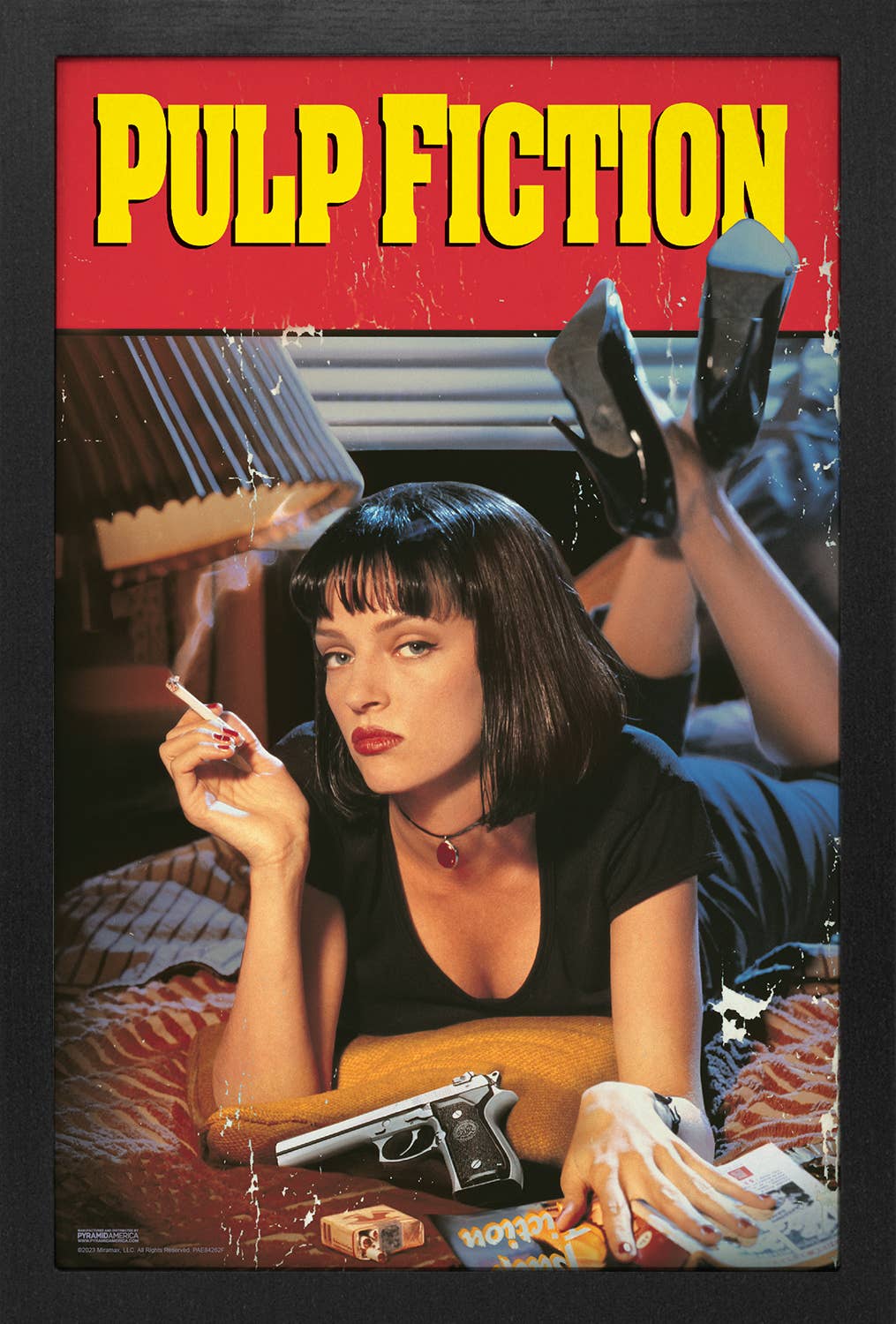 Pulp Fiction No Billing Framed Art Print