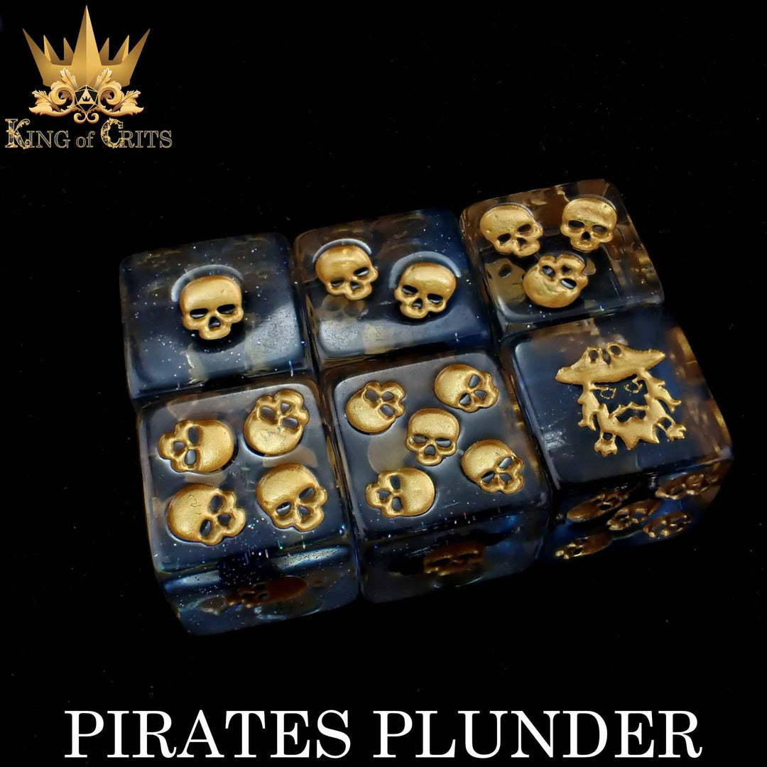 King of Crits Pirates Plunder - 11 Dice Set NE4226