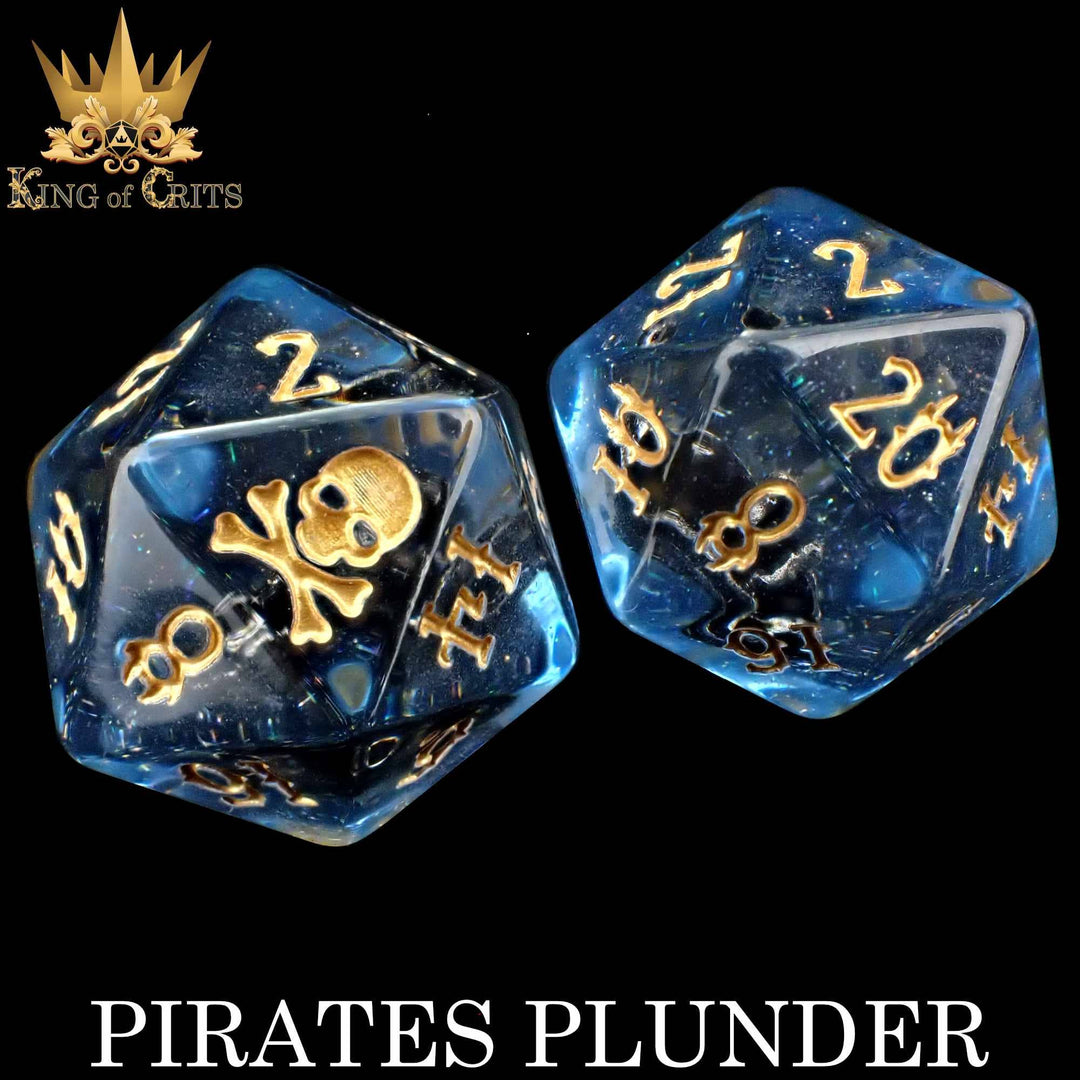 King of Crits Pirates Plunder - 11 Dice Set NE4226